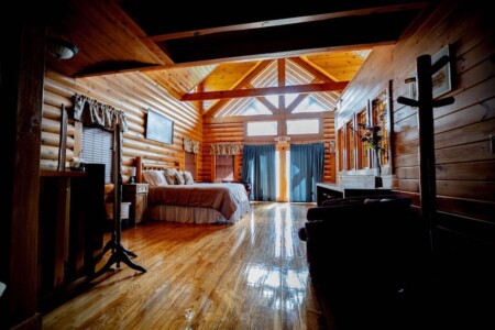 lodge bedroom